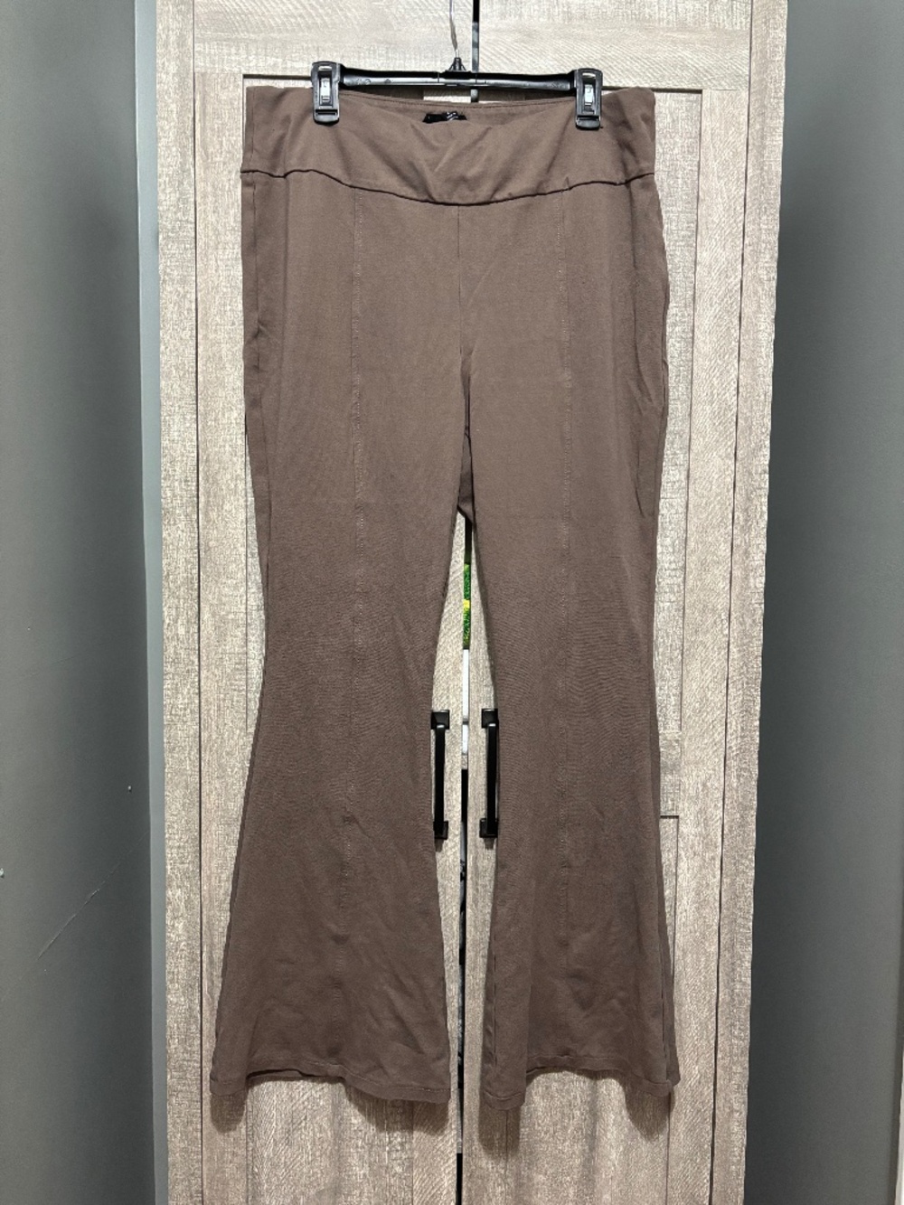Dear Scarlett Magic Flare Pants Coffee 2X plus